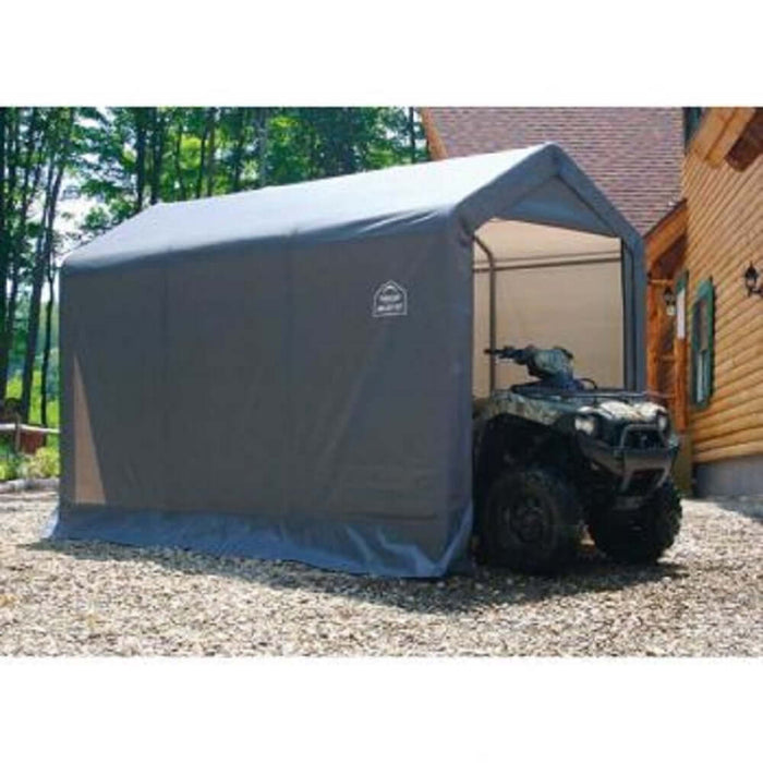 ShelterLogic Shed-In-A-Box 6×12×8 Peak Style Storage Shed