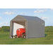 ShelterLogic Shed-In-A-Box 6x6x6' Peak Style Grey Storage Shed