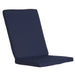 homestead cedarworks hinged chair cushions blue