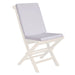 homestead cedarworks hinged chair cushions royal white tc19-rw