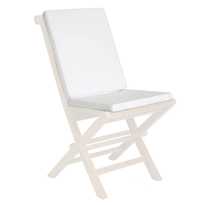 homestead cedarworks hinged chair cushions white tc19