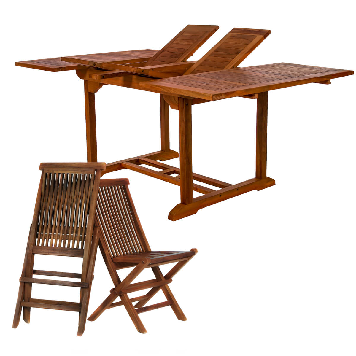 9pc Butterfly Folding Table & Chairs Set | Homestead CedarWorks