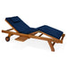 Multi-position Chaise Lounger - Full View Blue
