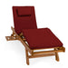 Multi-position Chaise Lounger - Front View Red