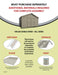 Value Gable Shed Kit - Materials Required