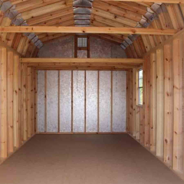 Value Gambrel Barn 4' Sidewall Kit - Inside View
