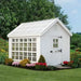 little cottage company colonial gable greenhouse 8x12 panelized kit