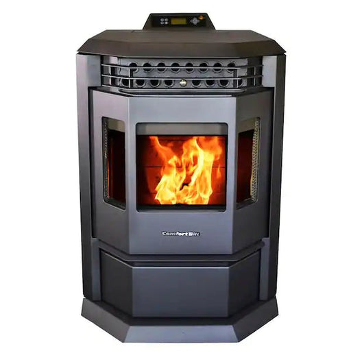 comfortbilt hp22 2800 sq. ft. pellet stove black