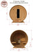 Dundalk-Canadian Timber Harmony Outdoor Barrel Sauna - Dimensions