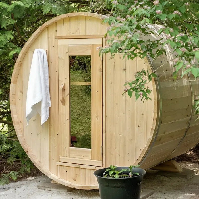 Dundalk - Canadian Timber Harmony Outdoor Barrel Sauna CTC22W 