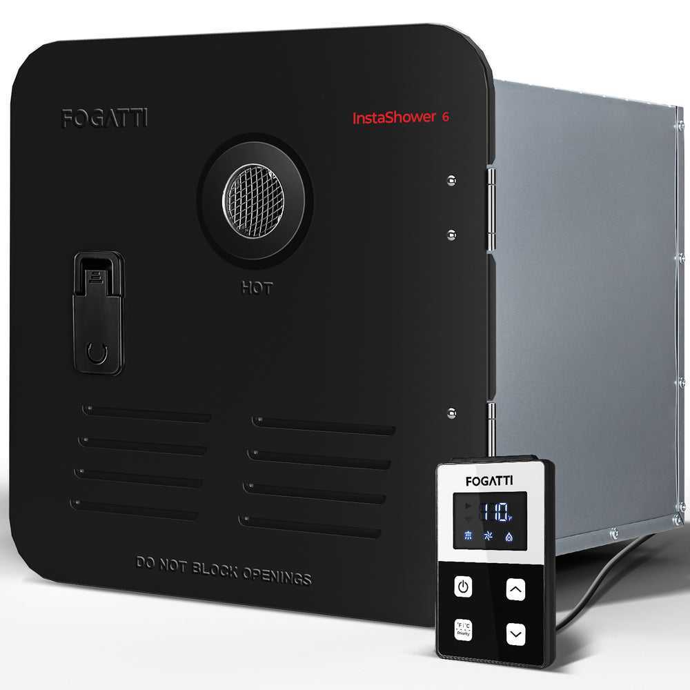 RV Tankless Water Heater with Remote Controller, 42,000 BTU | FOGATTI