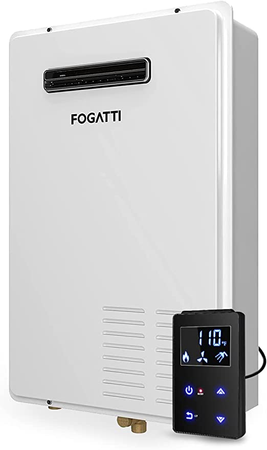 Tankless Water Heater 180,000 BTU Outdoor Water Heater FOGATTI