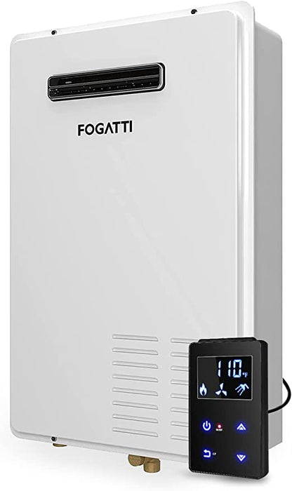 Tankless Water Heater 180,000 BTU Outdoor Water Heater FOGATTI