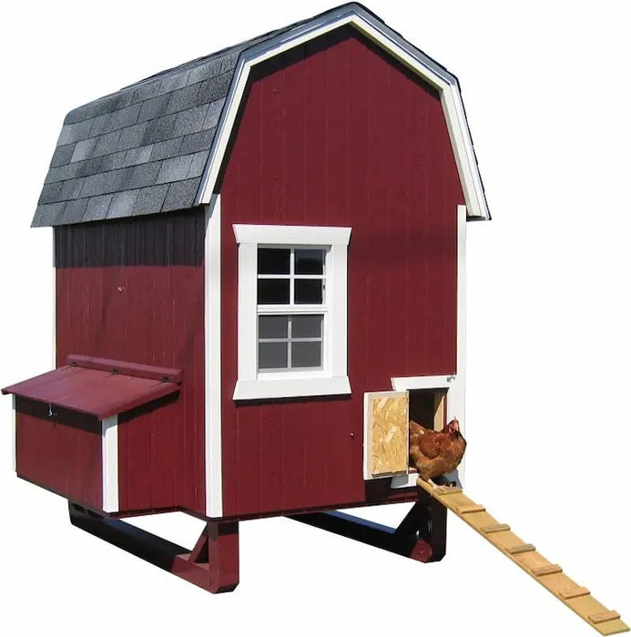 Little Cottage Company Gambrel Barn Chicken Coop - Isolated