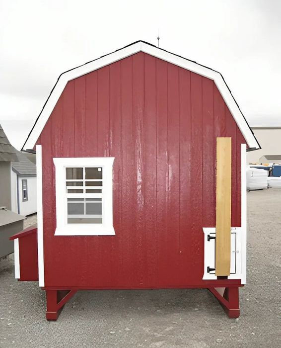 Little Cottage Company - Gambrel Barn Chicken Coop with Window and  Ramp