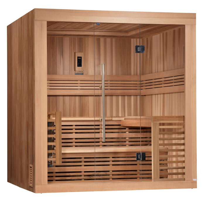 Golden Designs Osla Edition 6-Person Traditional Sauna in Canadian Red Cedar