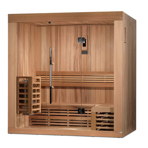 Golden Designs - Copenhagen Edition 3-Person Traditional Steam Sauna in Canadian Red Cedar