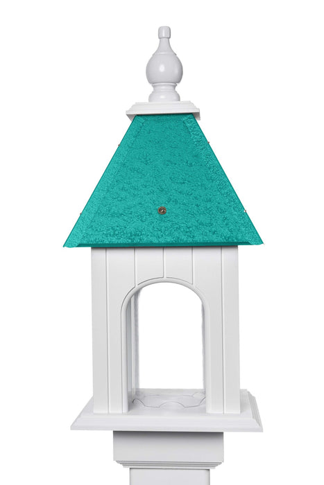 beach glass birdstead birdhouse camellia bird feeder