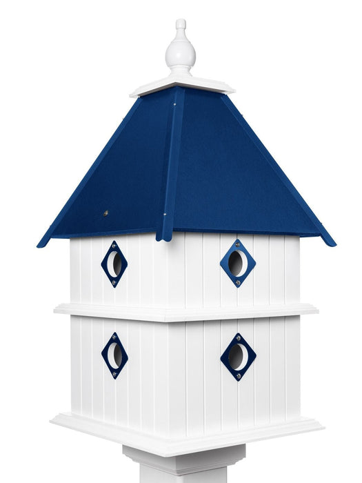 birdstead birdhouses cobalt blue plantation bird house