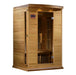 Golden Designs Maxxus 2-Person Infrared Sauna with Near Zero EMF in Canadian Red Cedar - Full View