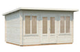 palmako lisa 13x10 log cabin kit white dipped
