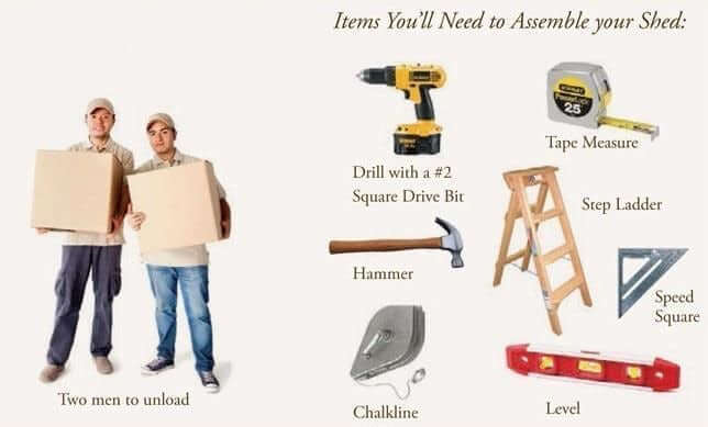 assembly tools riverside shed