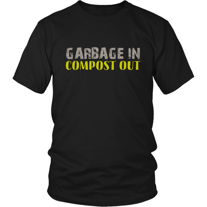 Garbage In Compost Out | Homestead Composting Mens T-Shirt - Black