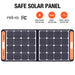 Jackery SolarSaga 100W Solar Panel - Front View