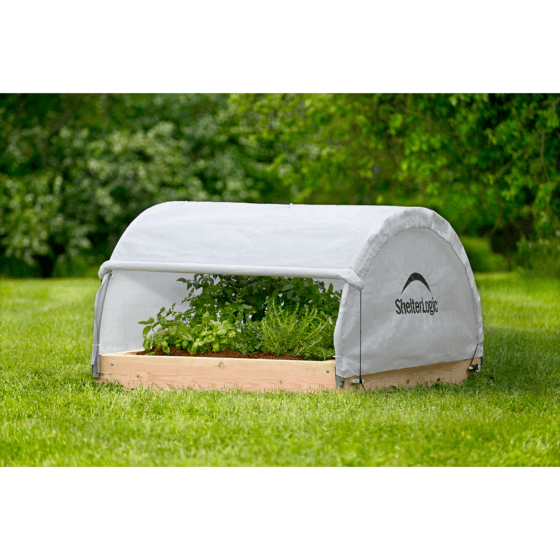 shelterlogic 4x4 growit backyard raised bed open
