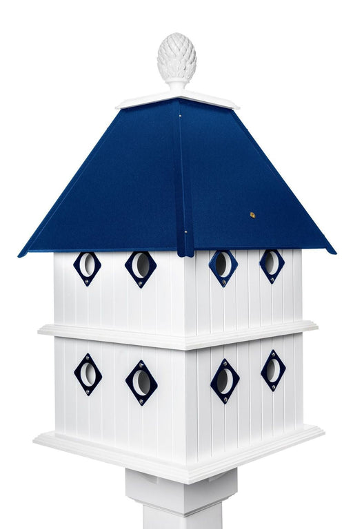cobalt blue birdstead birdhouse manor bird house