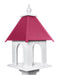 pink birdstead birdhouse dogwood feeder