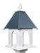 light blue birdstead birdhouse dogwood feeder